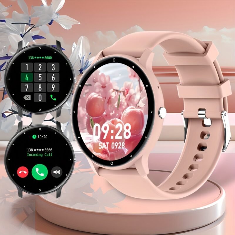 Stylish Multi-Function Smart Watch - Wrist Watches for Women Men with 1.28" HD Display, Advanced AI Voice Assistant, Sleep Monitoring, Sports Pedometer, Multi Sports Modes for Android and IOS Devices - Image 8