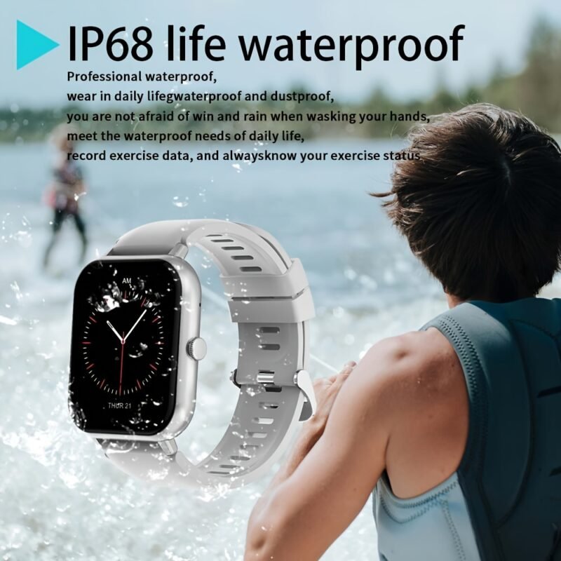 Smart Watch, Answer/dial/reject, Wireless Call, 1.83-inch HD Screen, Outdoor Fitness Tracker Goal Achievement, Sports Mode, Steps, Do Not Disturb Mode, Sedentary Reminder, Message Push Remote Photo Music Control, Friend Gift. - Image 13